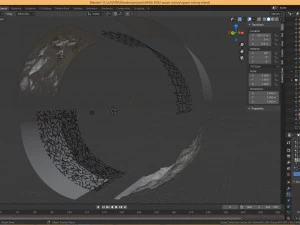 space colony in blender 3D Model