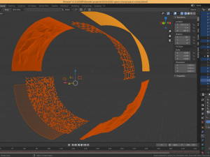 space colony in blender 3D 모델