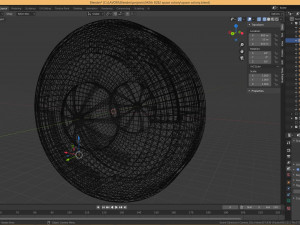 space colony in blender 3D 모델