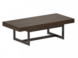 archive grey coffee table crate and barrel 3D मॉडल