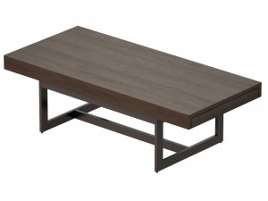 archive grey coffee table crate and barrel 3D 모델