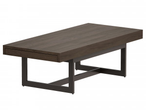 archive grey coffee table crate and barrel 3D 모델