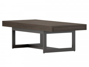 archive grey coffee table crate and barrel 3D 모델