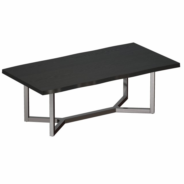 verge black live edge coffee table crate and barrel 3Dモデル .c4d .max .obj .3ds .fbx .stl .blend