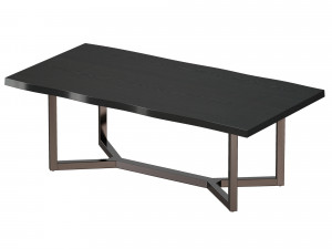 verge black live edge coffee table crate and barrel 3Dモデル
