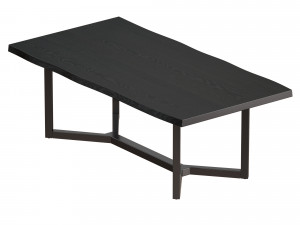 verge black live edge coffee table crate and barrel 3Dモデル