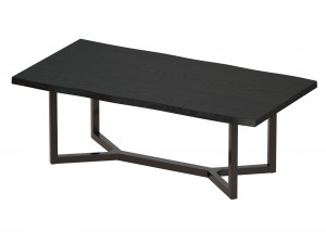 verge black live edge coffee table crate and barrel 3Dモデル