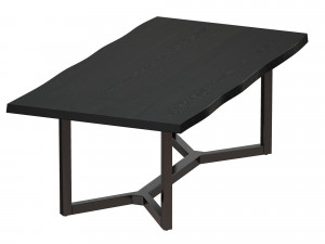 verge black live edge coffee table crate and barrel 3Dモデル