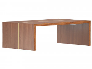 montana live edge coffee table crate and barrel 3D मॉडल