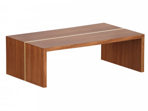 montana live edge coffee table crate and barrel 3D मॉडल