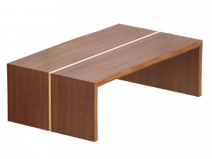 montana live edge coffee table crate and barrel 3D मॉडल