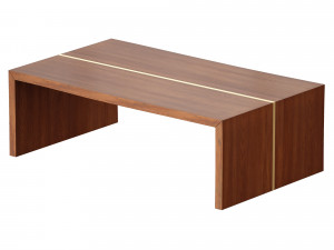 montana live edge coffee table crate and barrel 3D मॉडल