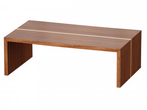 montana live edge coffee table crate and barrel 3D मॉडल