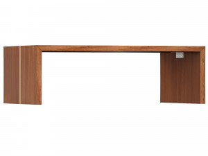 montana live edge coffee table crate and barrel 3D मॉडल