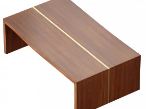 montana live edge coffee table crate and barrel 3D Model
