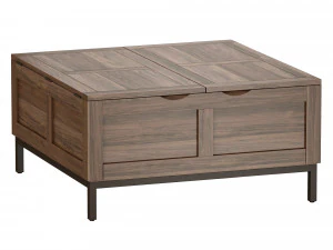 Tuckergraue, quadratische Truhenkiste und Fass 3D Modell