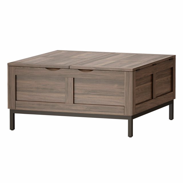 Crate and barrel tucker outlet grey square trunk