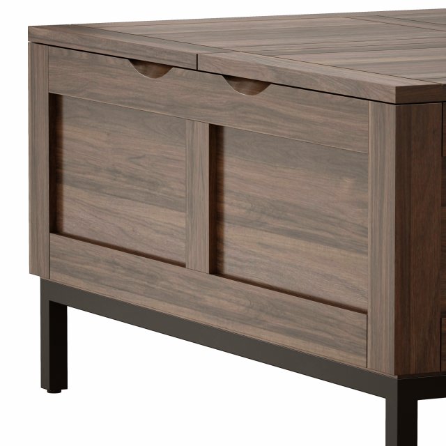 Crate and barrel tucker hot sale grey square trunk
