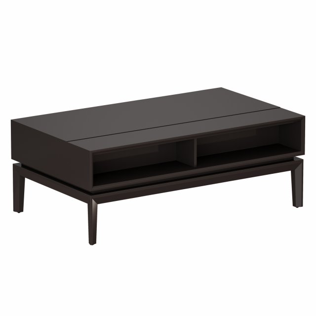 huron lift-top coffee table crate and barrel 3D 모델 .c4d .max .obj .3ds .fbx .stl .blend 