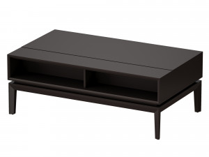 huron lift-top coffee table crate and barrel 3D 모델
