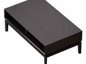 huron lift-top coffee table crate and barrel 3D 모델