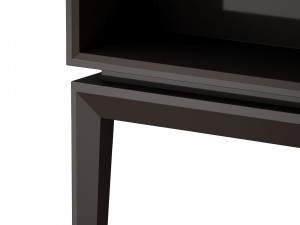 huron lift-top coffee table crate and barrel 3D 모델