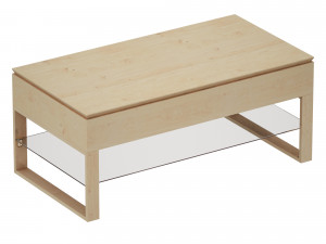 falster lift-top coffee table crate and barrel Model 3D