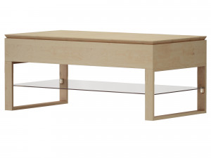 falster lift-top coffee table crate and barrel Model 3D