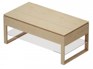 falster lift-top coffee table crate and barrel Model 3D