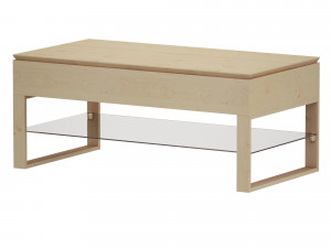 falster lift-top coffee table crate and barrel Model 3D