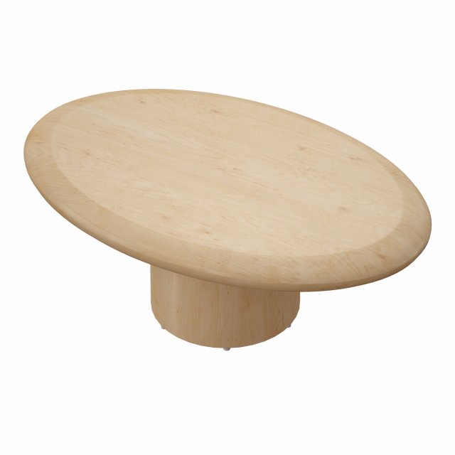 Pacific natural wood oval coffee table new arrivals