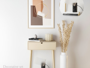 decorative set Model 3D