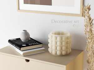 decorative set Model 3D