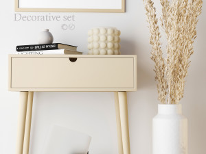 decorative set Model 3D