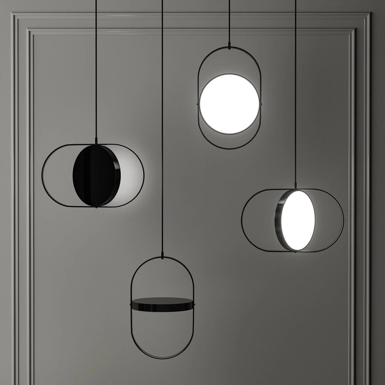 ceiling light 3D Model .c4d .max .obj .3ds .fbx .stl .blend 