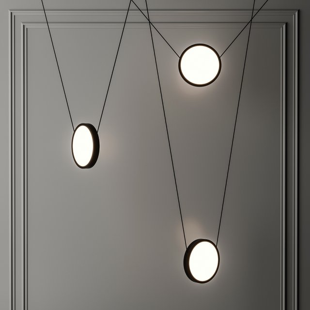 ceiling light 3D Model .c4d .max .obj .3ds .fbx .stl .blend 