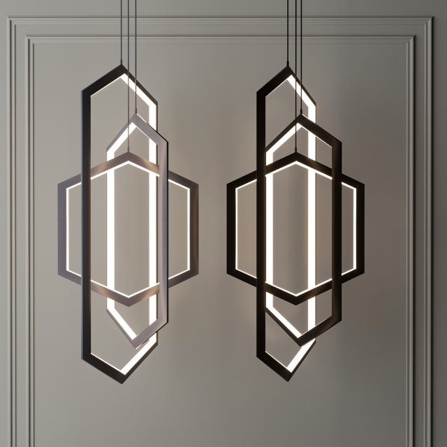 ceiling light 3D Model .c4d .max .obj .3ds .fbx .stl .blend 