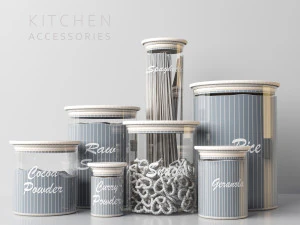 kitchen accessories 3D Model