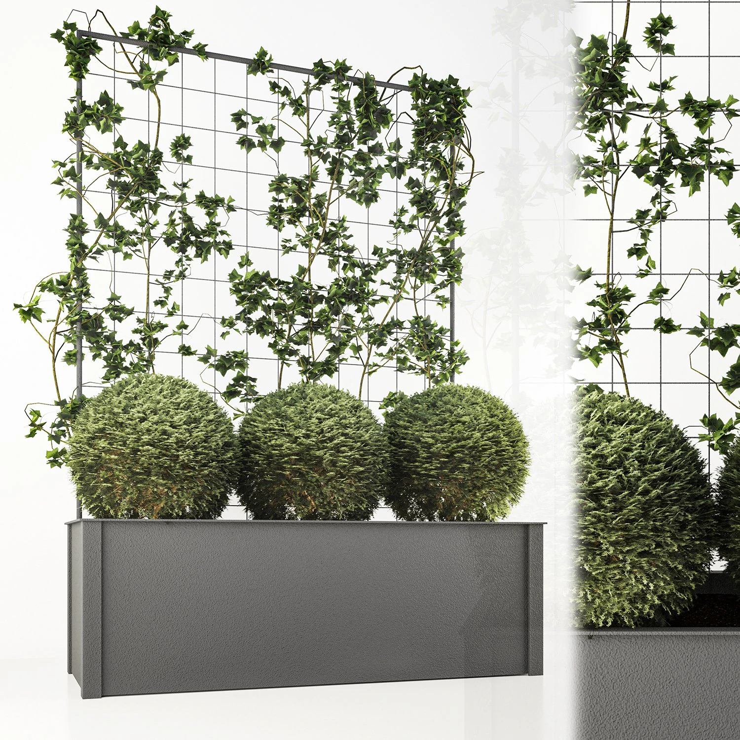 flower box 3D Model .c4d .max .obj .3ds .fbx .stl .blend 