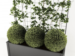 flower box 3D 모델