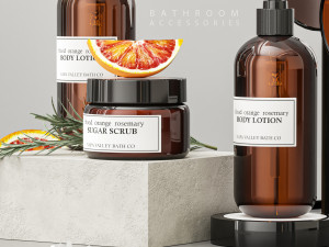 bathroom accessories 3D 모델
