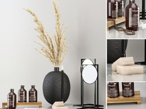 bathroom accessories 3D Model