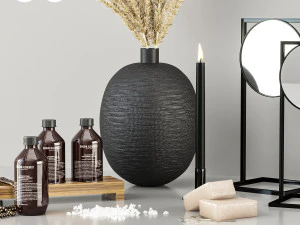 bathroom accessories 3D Model
