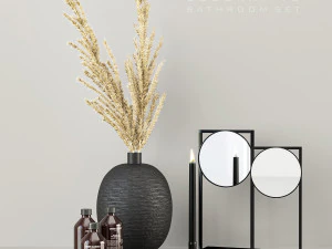 bathroom accessories 3D Model