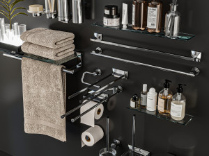 bathroom accessories Modèle 3D