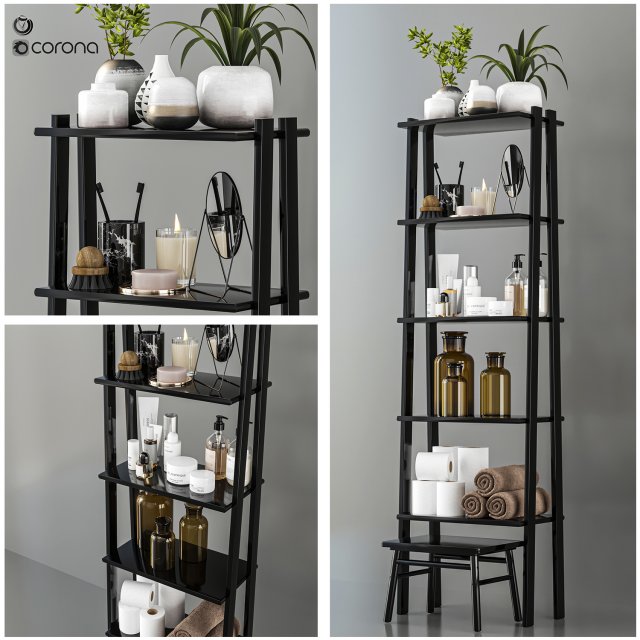 bathroom accessories Modelo 3D .c4d .max .obj .3ds .fbx .stl .blend 