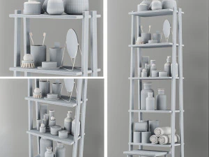 bathroom accessories 3D Model