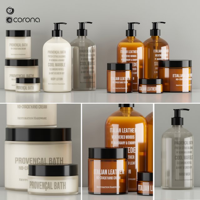 bathroom accessories 3D मॉडल .c4d .max .obj .3ds .fbx .stl .blend 