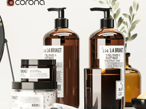 bathroom accessories 3D Model