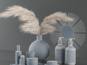 bathroom accessories 3D 모델